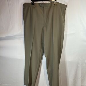 GS Black 44x30 Men's Khaki Slacks 44/30 Dress Pants Khakis Business Work Wear